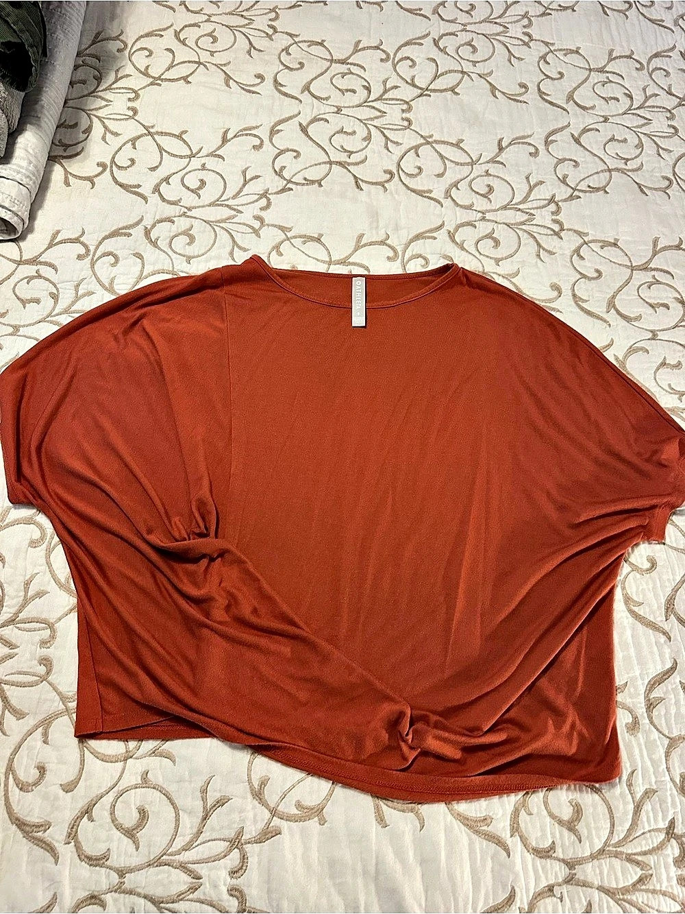 Athleta Dolman Tee Rust Dolman Short Sleeve Top Small